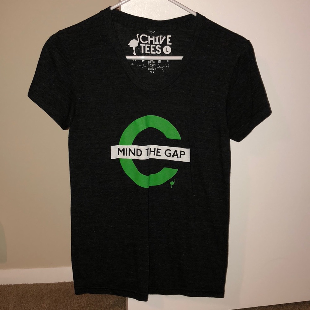 The Chive Mind the Gap tee Size Large